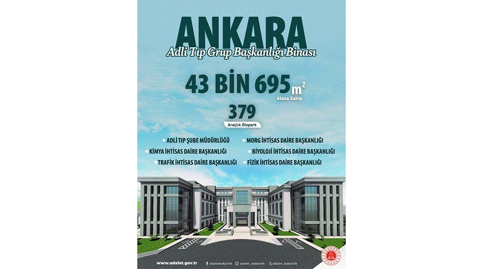 Ankara Adli Tıp Grup Başkanlığı Binasının Temeli Atılıyor