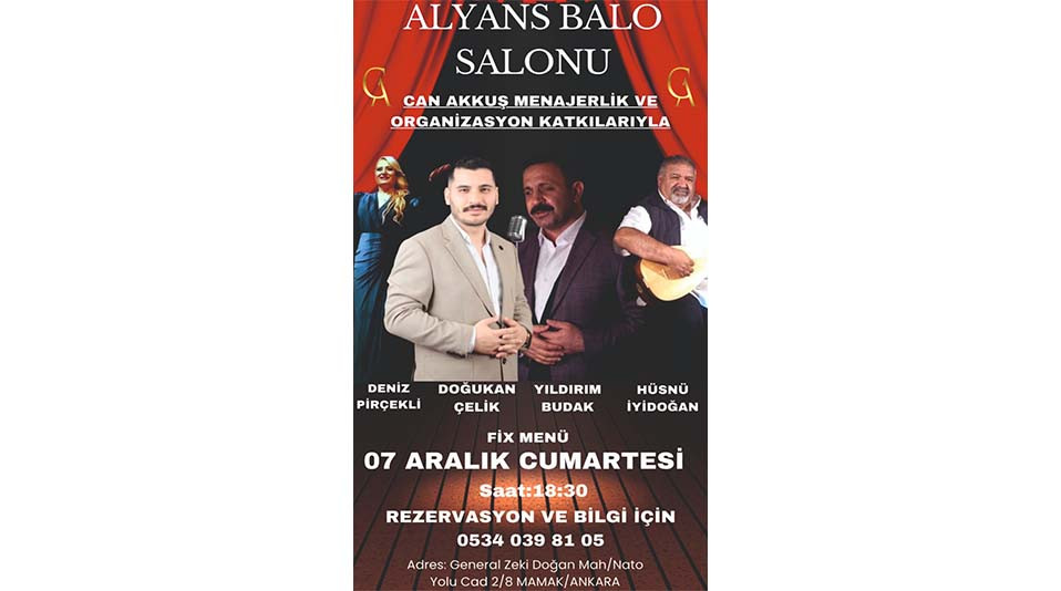 Can Akkuş Menejerlik ve Organizasyon'dan 7 Aralık’ta İlham Dolu Bir Gece