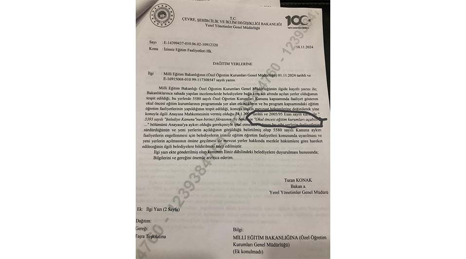 İletişim Başkanlığı’ndan Açıklama: Kreşlerle İlgili İddialar Asılsız